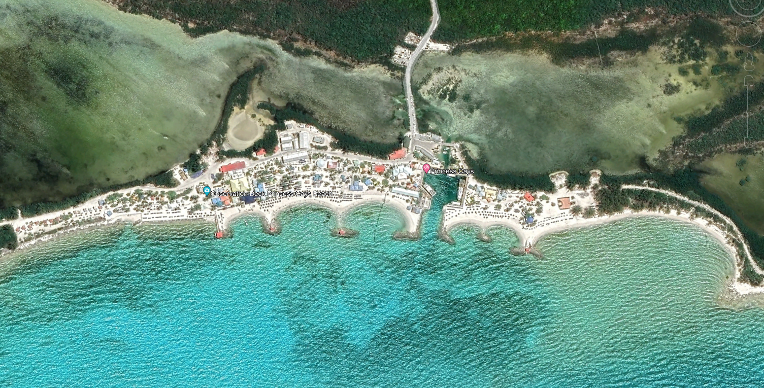 Princess Cay Sat View